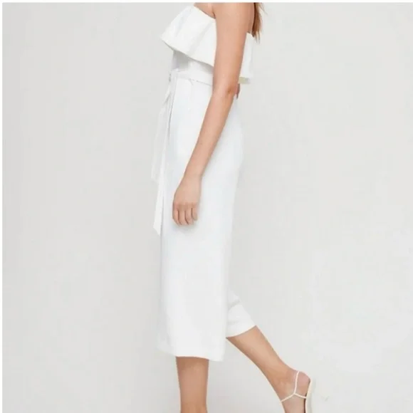 Aritzia flutter off shoulder jumpsuit - Picture 1 of 3